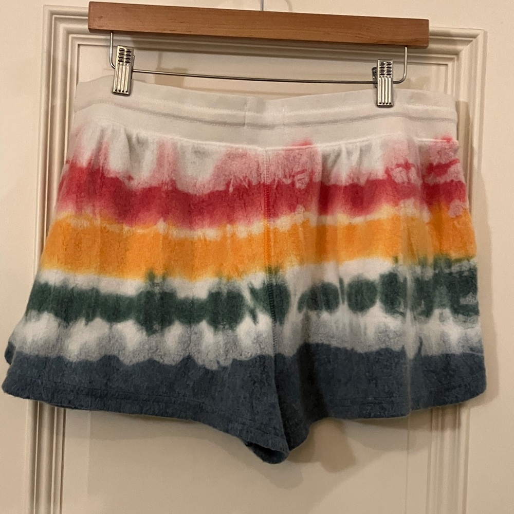 FEAT BlanketBlend “Sunset Lovers” Tie-Dye Joggers & Shorts Set Women’s XL NWT - Picture 7 of 10